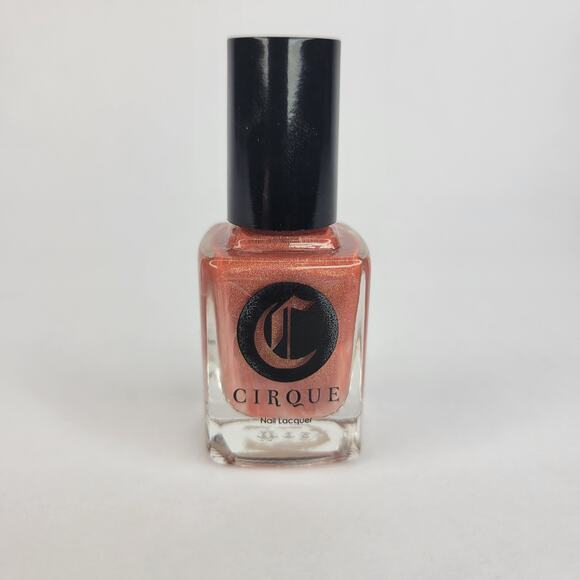 Cirque Nail Polish "Luminous Owl" NEW Peach Glitter Shimmer Holo Iridescent - Picture 3 of 7